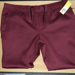 - 2XL All In Motion Mens Tech Jogger Pants Red berry Moisture Wicking Athletic